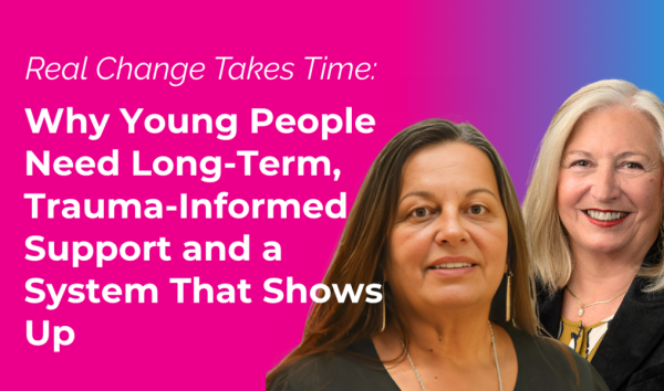 A conversation between sector leaders Louise Giolitto, CEO WACOSS and Michelle Jenkins, CEO Youth Futures