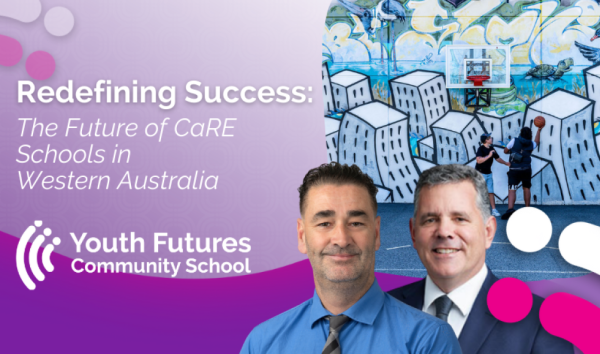 Banner with Paul Jones from Youth Futures and Chris Massey from AISWA